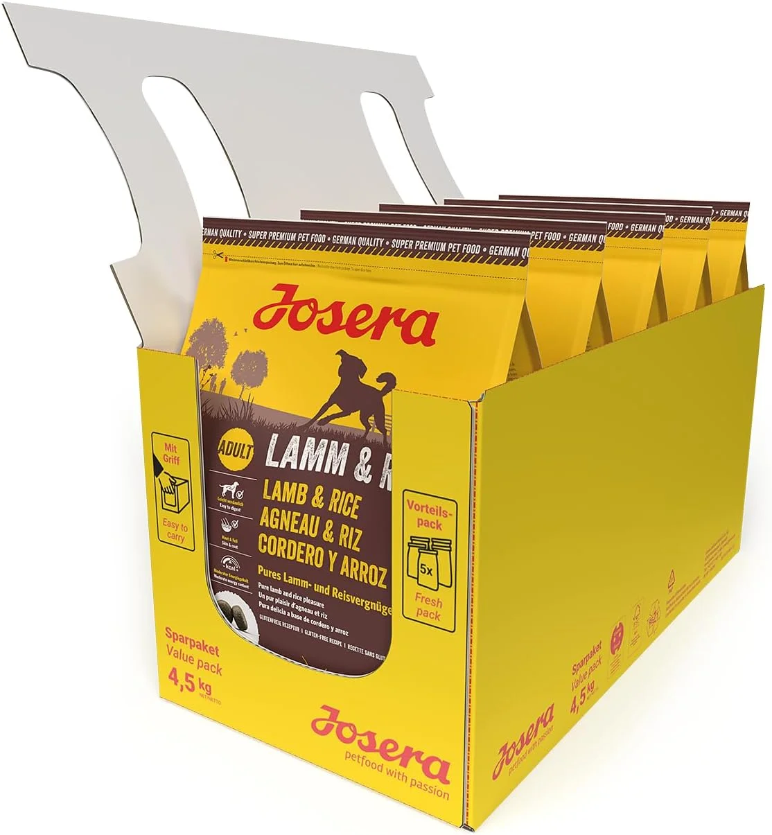 غذای خشک سگ Josera با طعم بره و برنج - 900 گرم غذای خشک سگ Josera با طعم بره و برنج - 900 گرم