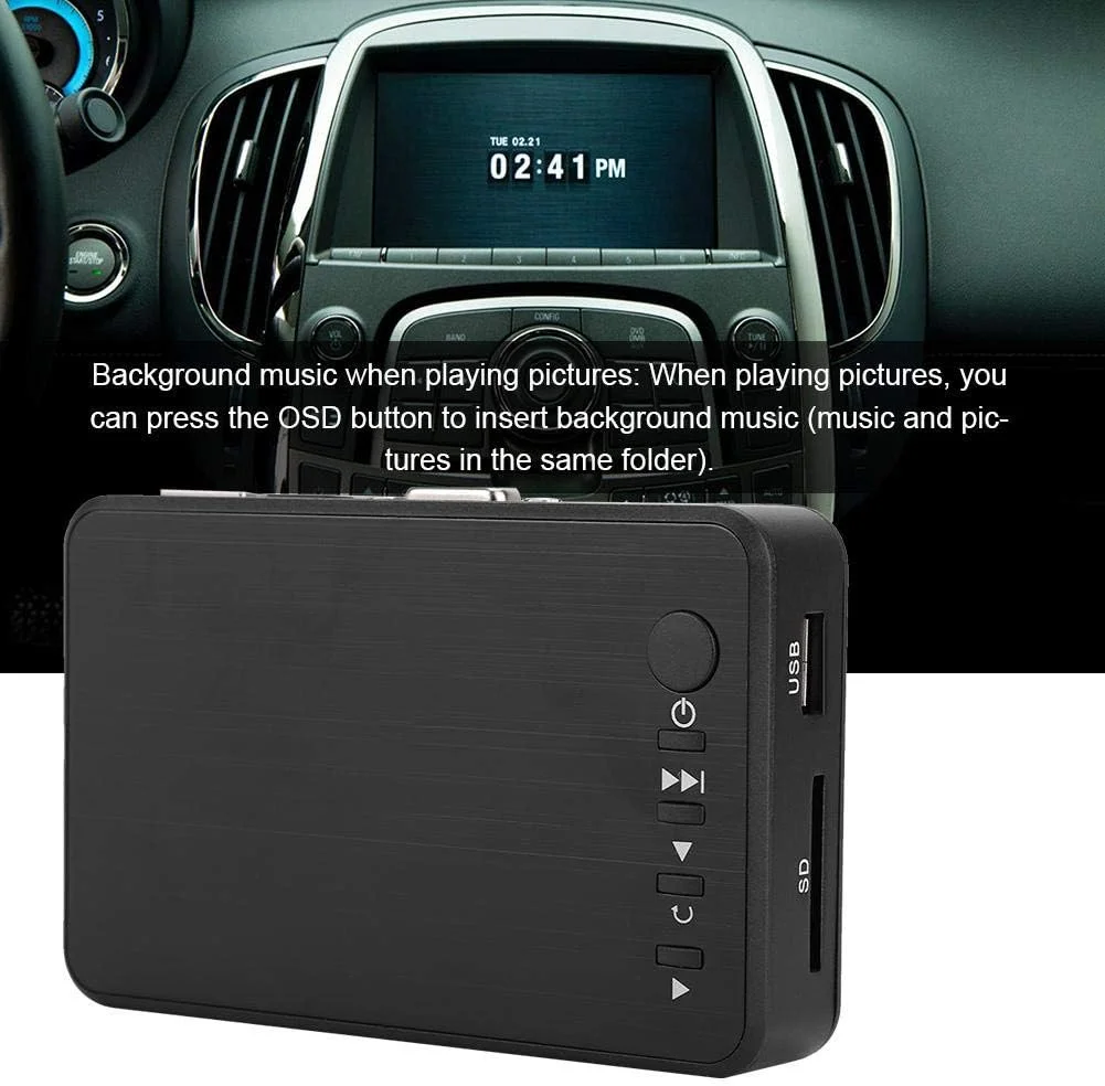 پخش کننده هارد دیسک Estink، پخش کننده رسانه ای قابل حمل 4K HDMI USB3.0HDMI، پخش کننده رسانه ای دیجیتال مینی 1080P Full HD HDMI، مورد استفاده برای بازی، پخش چند رسانه ای، آموزش (ME)