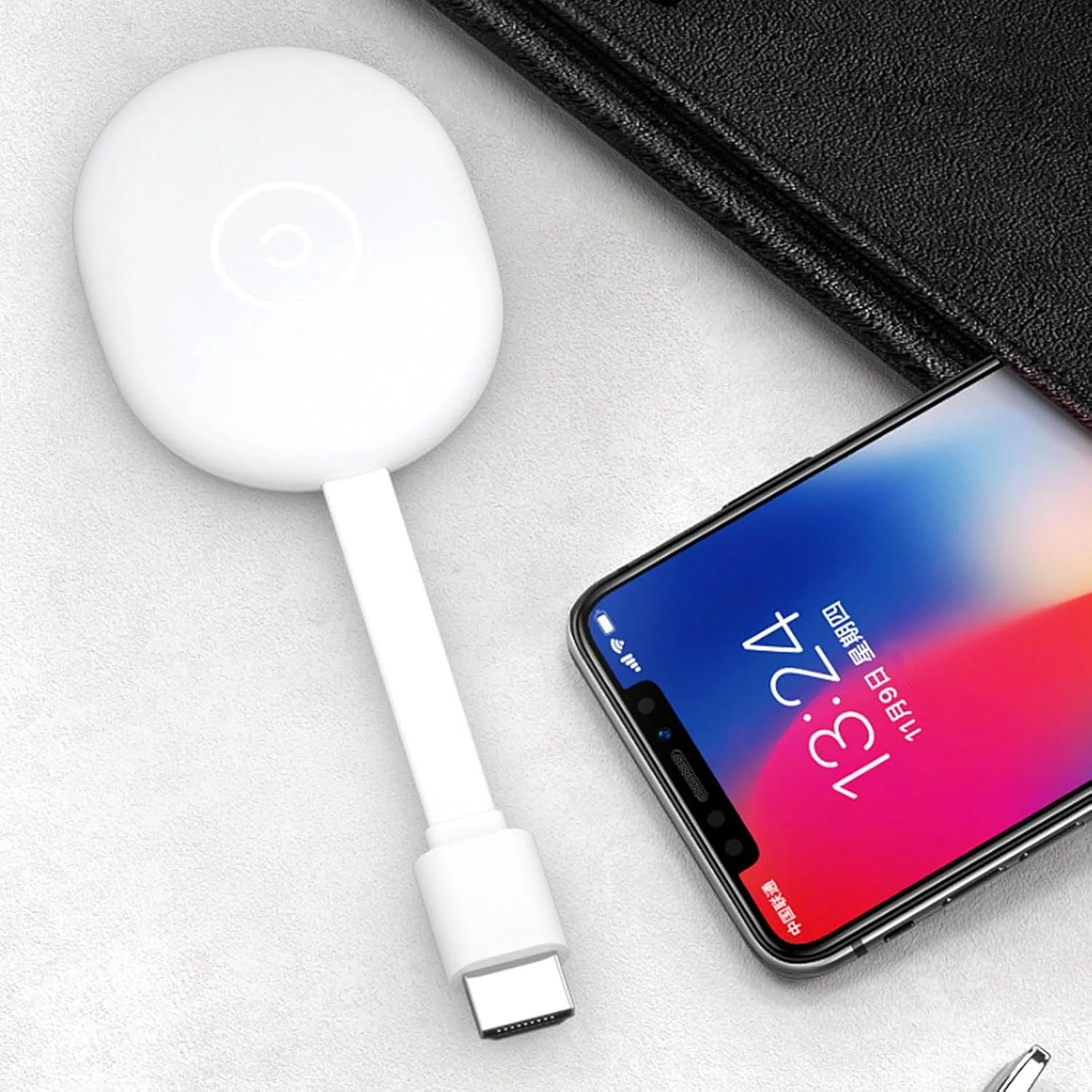 دانگل HDMI بی سیم Ejoyous برای تلویزیون، آداپتور نمایشگر بی سیم فول اچ دی، دانگل تلویزیون وای فای، پخش کننده رسانه هوشمند بی سیم، آداپتور استریم، برای Miracast/DLNA/Air Play Monito Projector Laptop