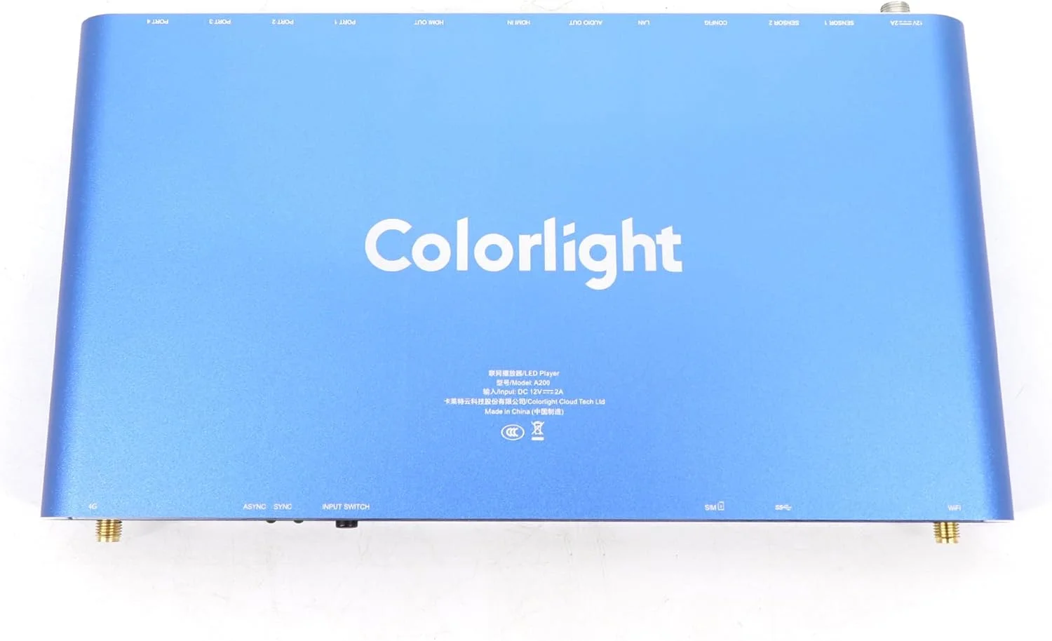 پخش کننده چند رسانه ای ناهمزمان شبکه نمایشگر LED EnhanBili A200 Colorlight مدل A200