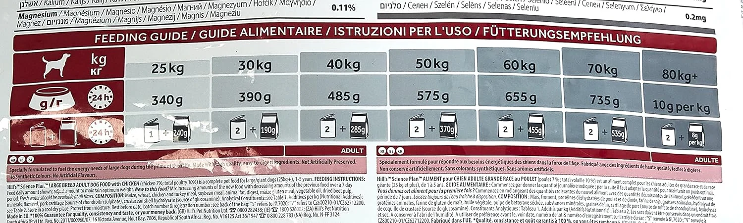 غذای خشک سگ بالغ نژاد بزرگ هیلز ساینس پلن با طعم مرغ ۱۴ کیلوگرمی