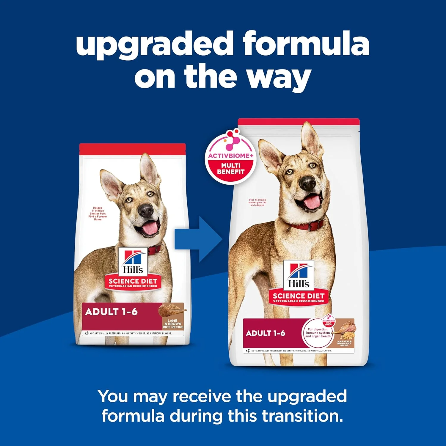 غذای خشک سگ بالغ هیلز ساینس دایت 1-6، غذای تغذیه برتر برای بزرگسالان 1-6، طعم بره و برنج قهوه ای، کیسه 33 پوندی