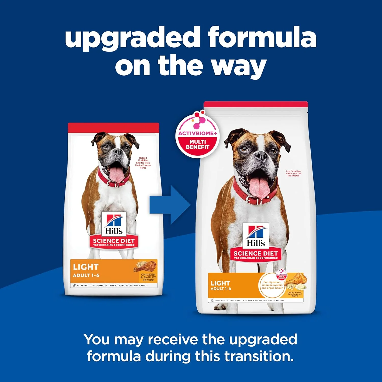 غذای خشک سگ بالغ هیلز ساینس دایت لایت برای مدیریت وزن و وزن سالم، کیسه 15 پوندی