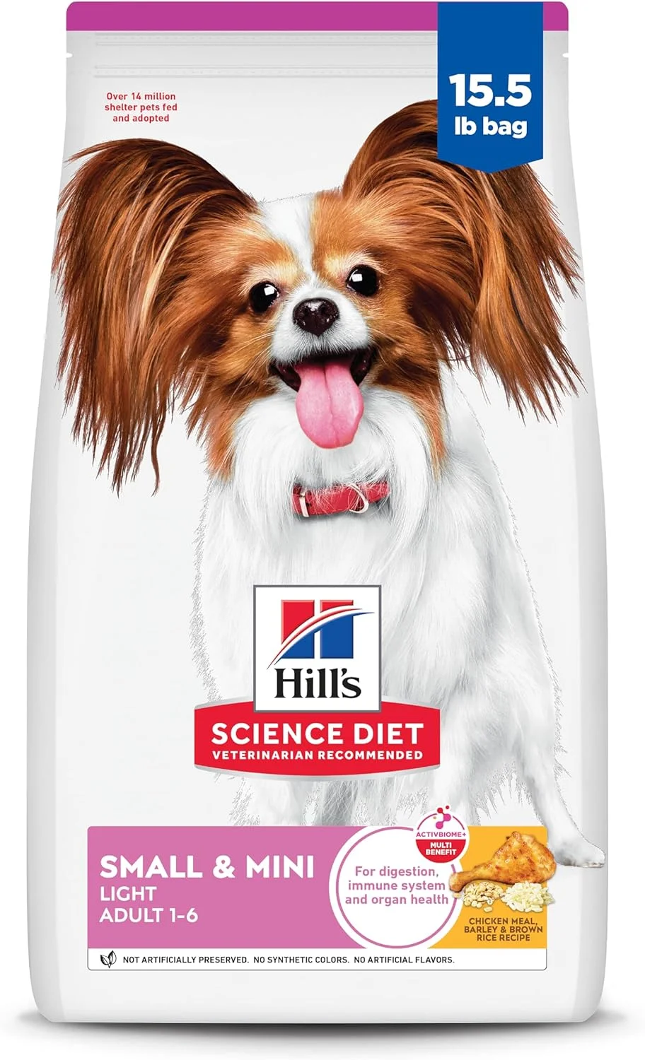 غذای خشک سگ بالغ نژاد کوچک و مینی لایت هیلز ساینس دایت، کیسه 7 کیلوگرمی