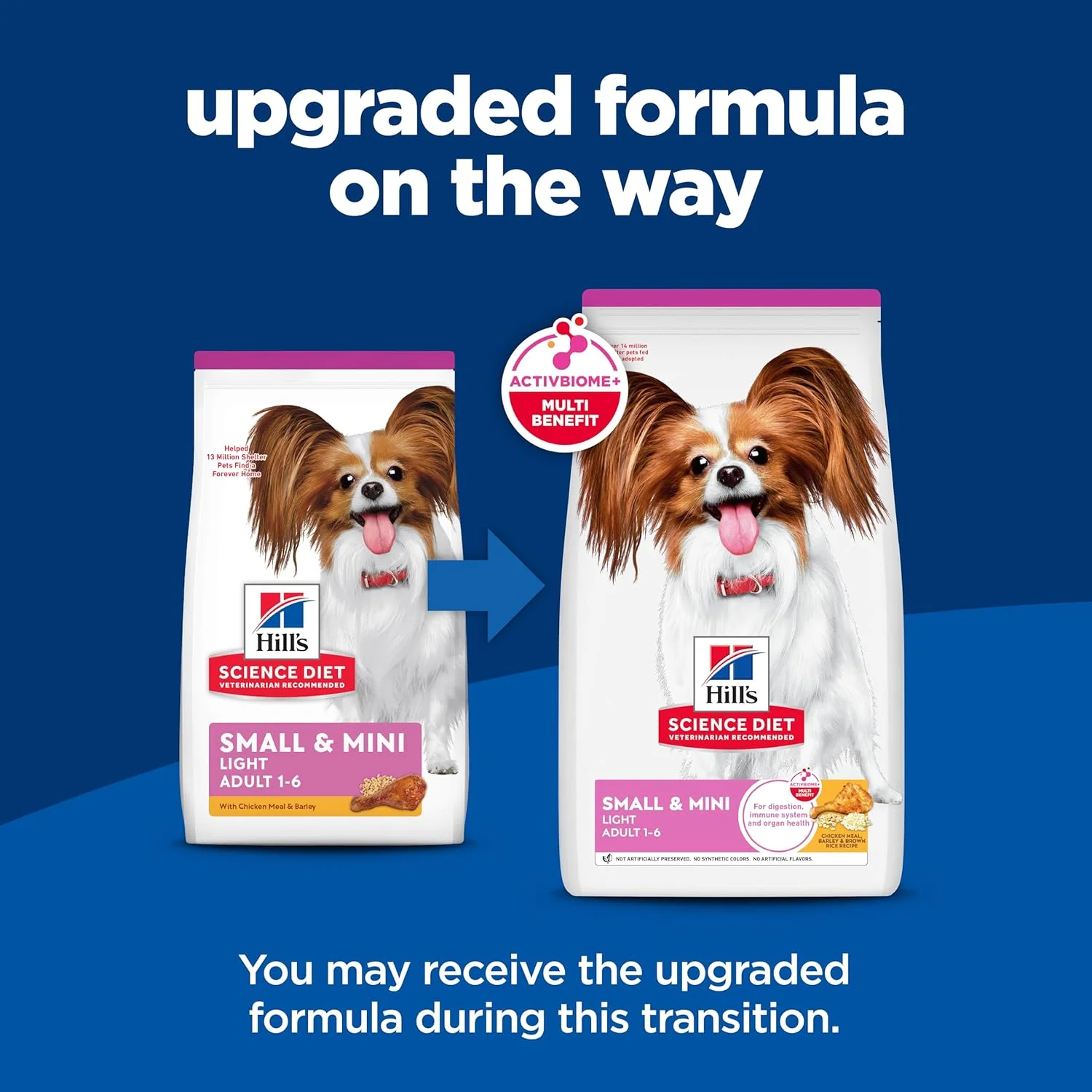 غذای خشک سگ بالغ نژاد کوچک و مینی لایت هیلز ساینس دایت، کیسه 7 کیلوگرمی