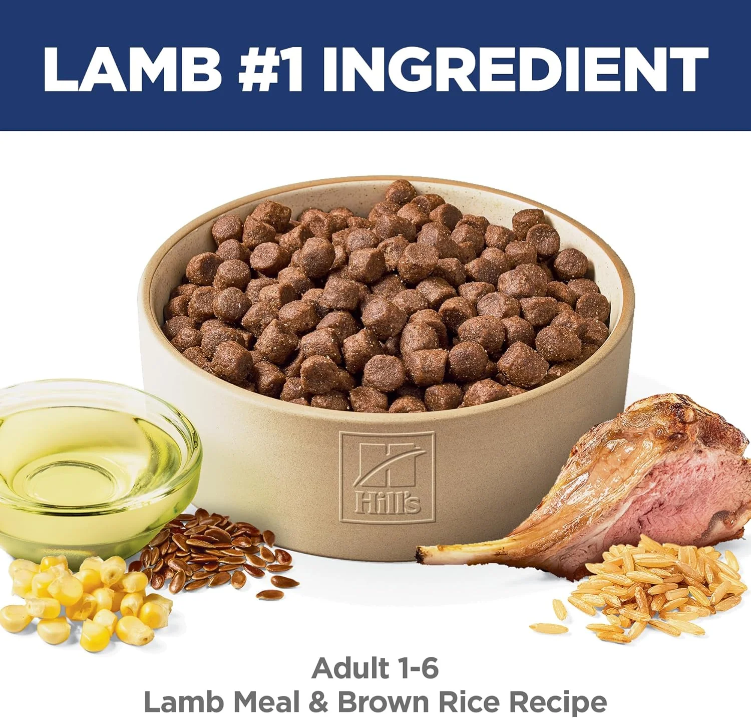 غذای خشک سگ هیلز ساینس دایت، بزرگسال، طعم گوشت بره و برنج قهوه ای، کیسه 7 کیلوگرمی