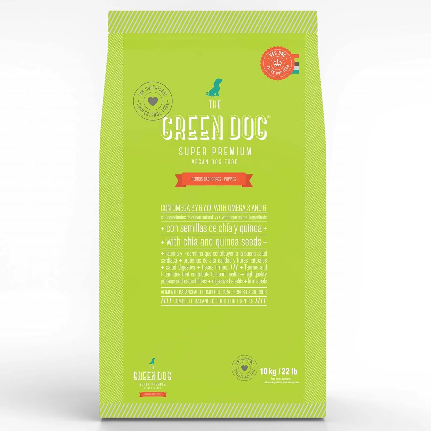 غذای خشک سگ گیاهی توله سگ گرین داگ، 10 کیلوگرم، 100% وگان | غذای خشک توله سگ گیاهی | به طور طبیعی ضد حساسیت | بدون گلوتن | گیاهی | قلب سالم | درجه غذایی تایید شده توسط USFDA