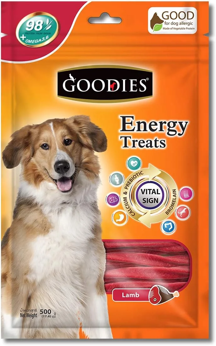 تشویقی سگ انرژی گودی مناسب تمام مراحل زندگی، طعم بره 500 گرم