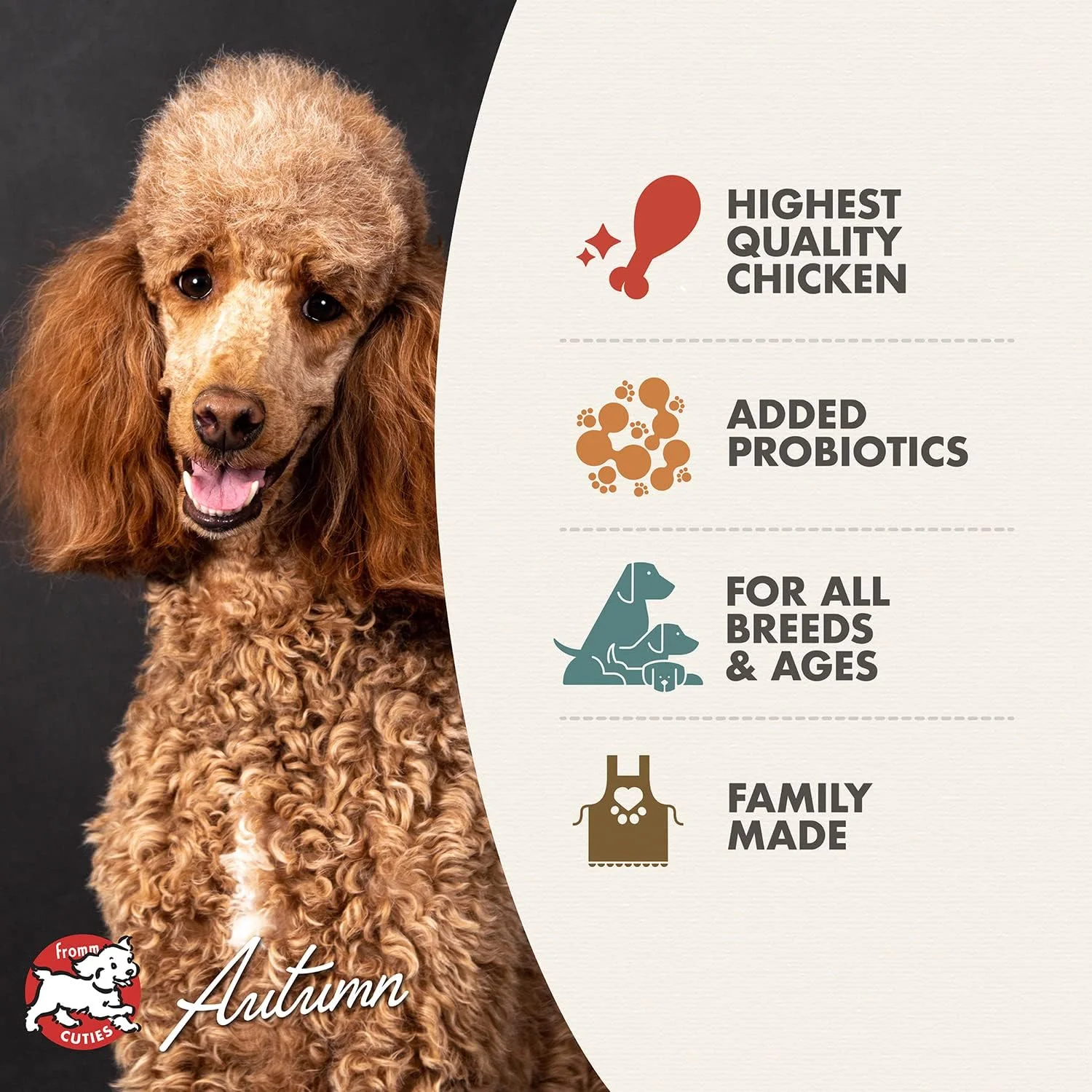 غذای سگ فروم Four-Star Nutritionals با طعم مرغ و پنیر - غذای خشک ممتاز سگ - دستور پخت مرغ - 5.4 کیلوگرم