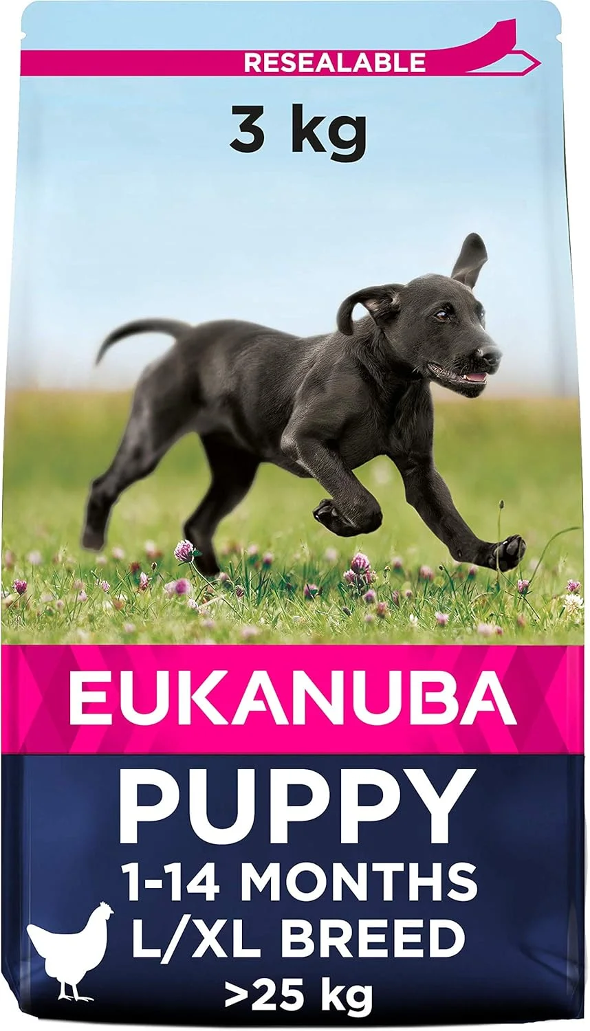 غذای خشک سگ ایوکانا مخصوص توله سگ نژاد بزرگ با طعم مرغ 3 کیلوگرم