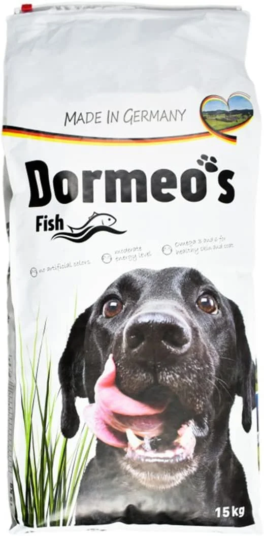 غذای خشک سگ دورمئو با طعم ماهی وزن 15 کیلوگرم