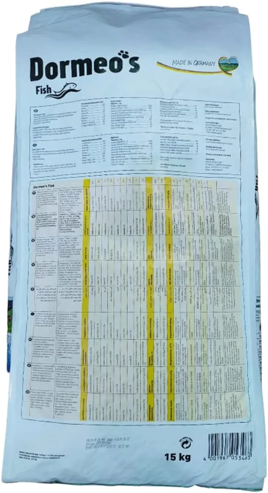 غذای خشک سگ دورمئو با طعم ماهی وزن 15 کیلوگرم غذای خشک سگ دورمئو با طعم ماهی وزن 15 کیلوگرم