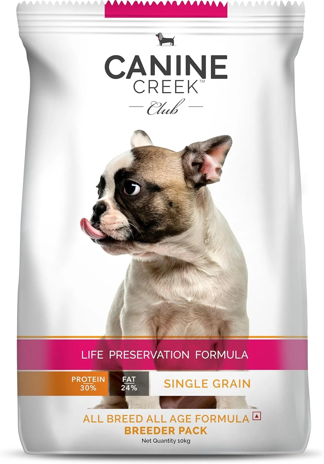 غذای خشک سگ Canine Creek Club Ultra Premium مناسب برای تمام مراحل زندگی، بسته 10 کیلوگرمی