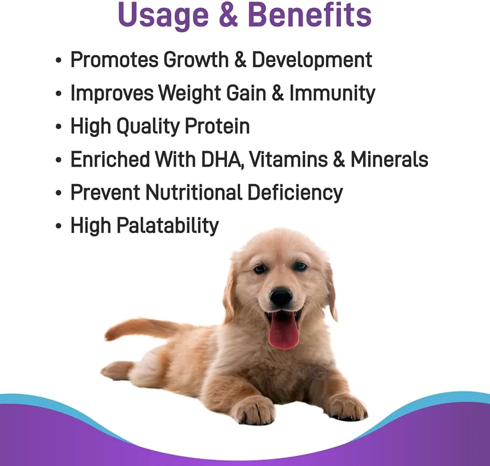 غذای کمکی سگ کانین کریک Pup Booster برای از شیر گرفتن توله سگ، مناسب برای تمامی نژادها، کمک به افزایش وزن و تقویت سیستم ایمنی، کمک به رشد استخوان های قوی و سالم - (300 گرم)