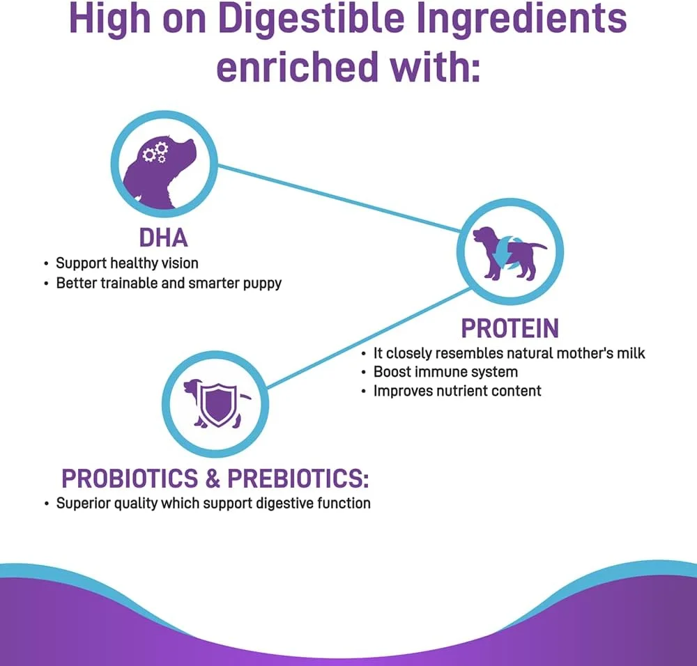 غذای کمکی سگ کانین کریک Pup Booster برای از شیر گرفتن توله سگ، مناسب برای تمامی نژادها، کمک به افزایش وزن و تقویت سیستم ایمنی، کمک به رشد استخوان های قوی و سالم - (300 گرم)