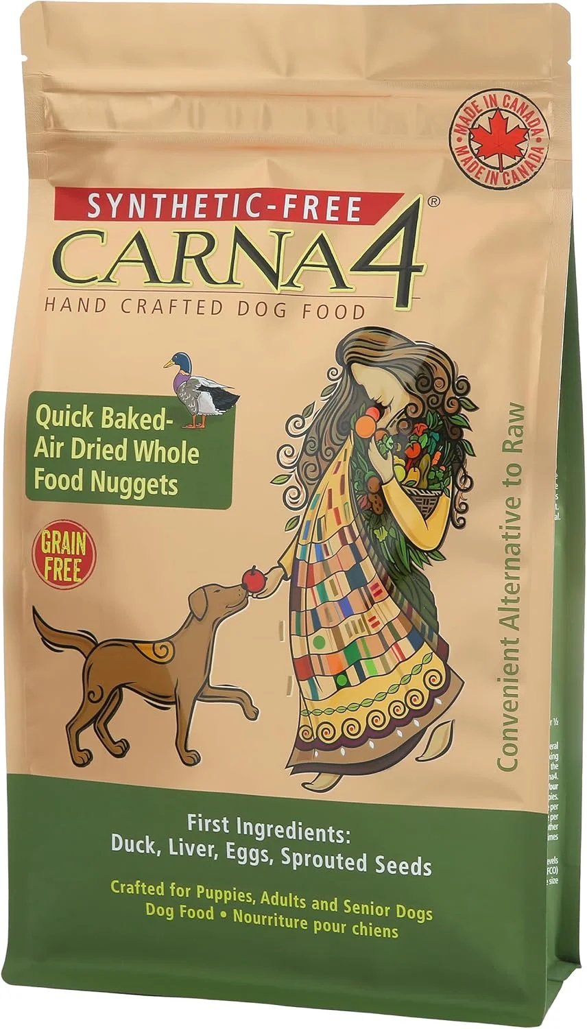 غذای خشک سگ کارنا4 با طعم اردک مناسب برای تمام سنین (1.36 کیلوگرم، اردک)