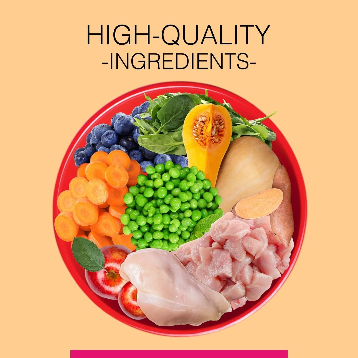 غذای خشک سگ توله پریمیوم Canine Creek، مرغ واقعی، 1.2 کیلوگرم | 100% بدون غلات، DHA برای رشد مغز، 7 آنتی اکسیدان برای ایمنی، پوست و موی سالم، استحکام مفاصل و استخوان