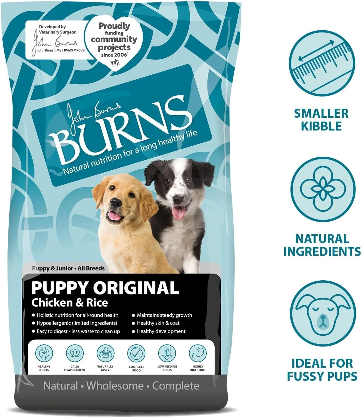 غذای خشک سگ برنز مخصوص توله سگ با طعم مرغ 6 کیلوگرم