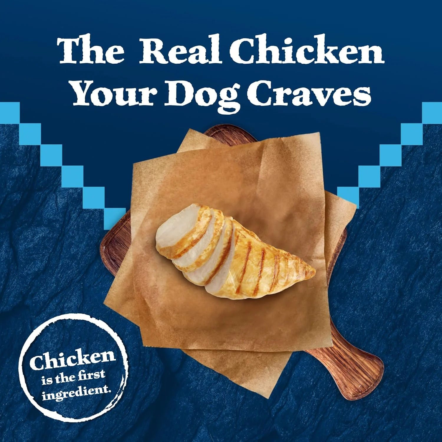 غذای خشک سگ توله سگ با پروتئین بالا و غلات کامل بلو بوفالو و طعم مرغ، کیسه 13 پوندی