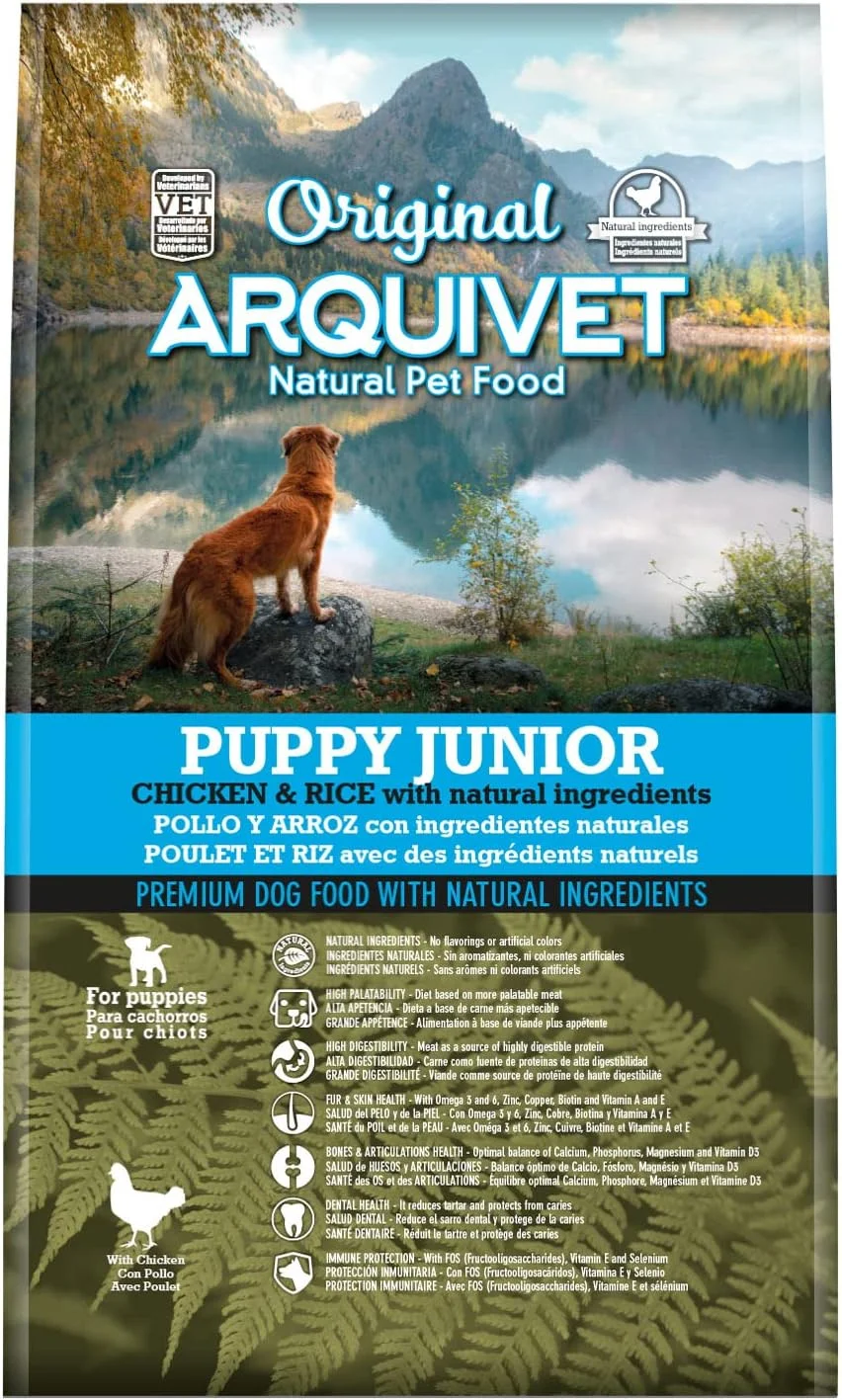 آرکویت اورجینال پاپی 3 کیلوگرم - غذای سگ، توله سگ، سگ های نر و مادران شیرده - مرغ و برنج - غذای سگ - غذای خشک سگ - غذای سگ