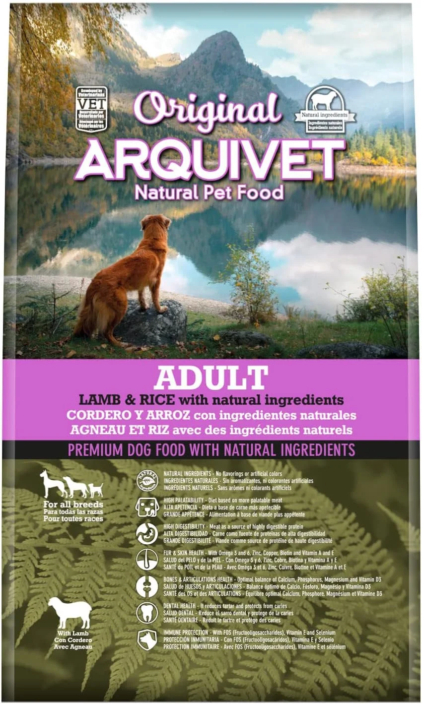 آرکیویت اورجینال - غذای خشک سگ بالغ - طعم بره و برنج - کراکت بره و برنج برای سگ ها - 3 کیلوگرم - غذای خشک سگ - مناسب برای همه نژادها - مواد طبیعی