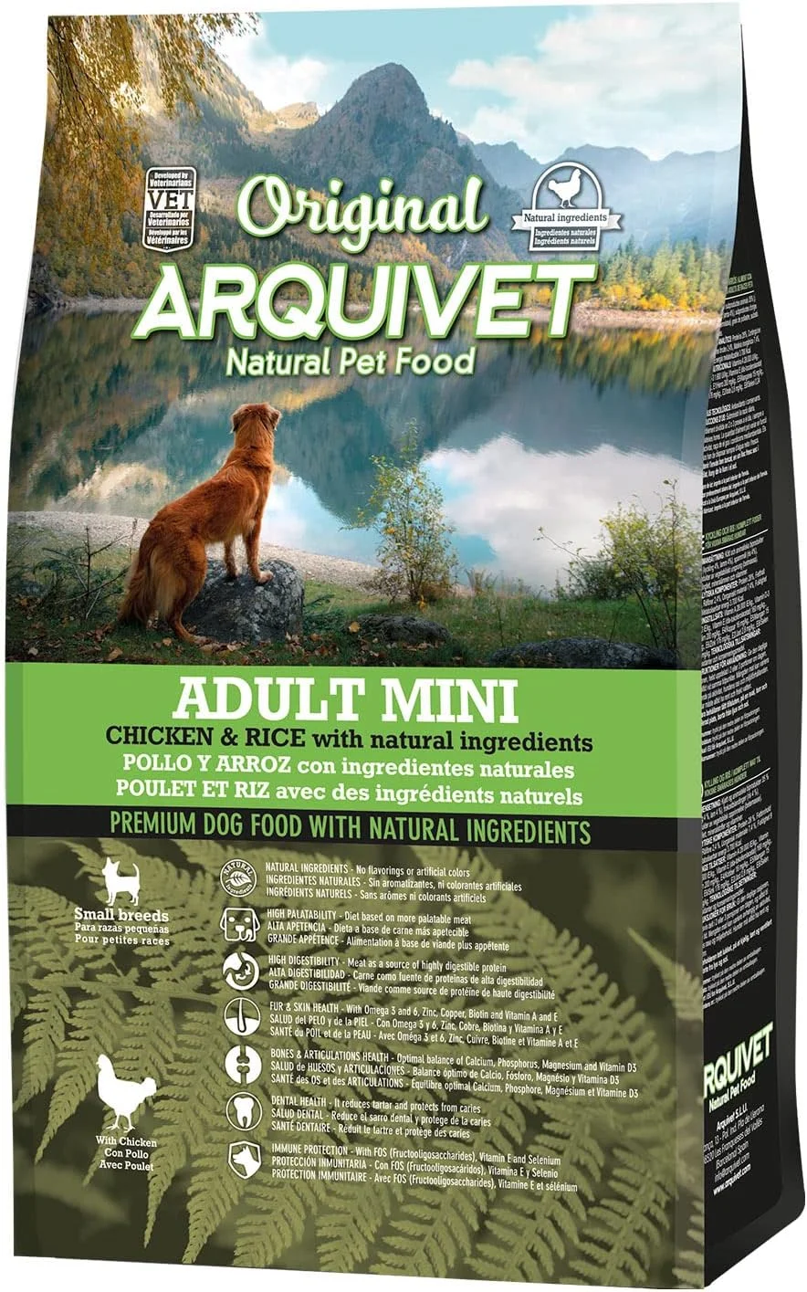 آرکویت - اورجینال - مینی مخصوص بزرگسالان - مرغ و برنج - 3 کیلوگرم - غذای خشک کامل برای سگ های بالغ