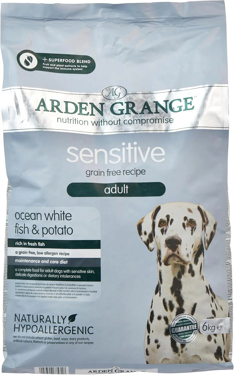 غذای خشک سگ بالغ حساس آردن گرانج - 6 کیلوگرم