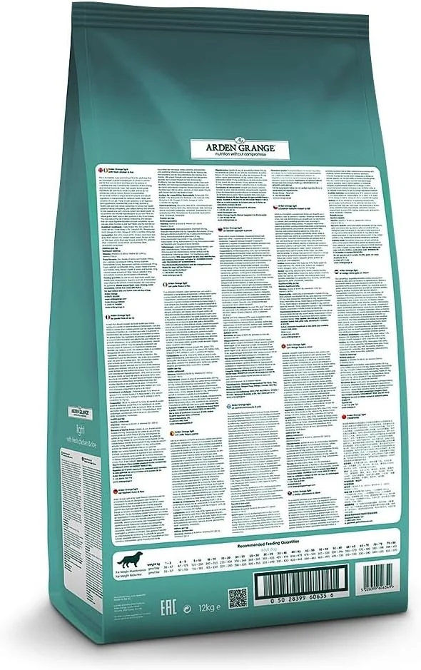 غذای خشک سگ بالغ لایت آردن گرنج - 12 کیلوگرم