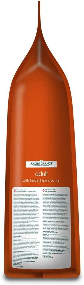 Arden Grange Adult Fresh Chicken & Rice Dry Dog Food - 6KG