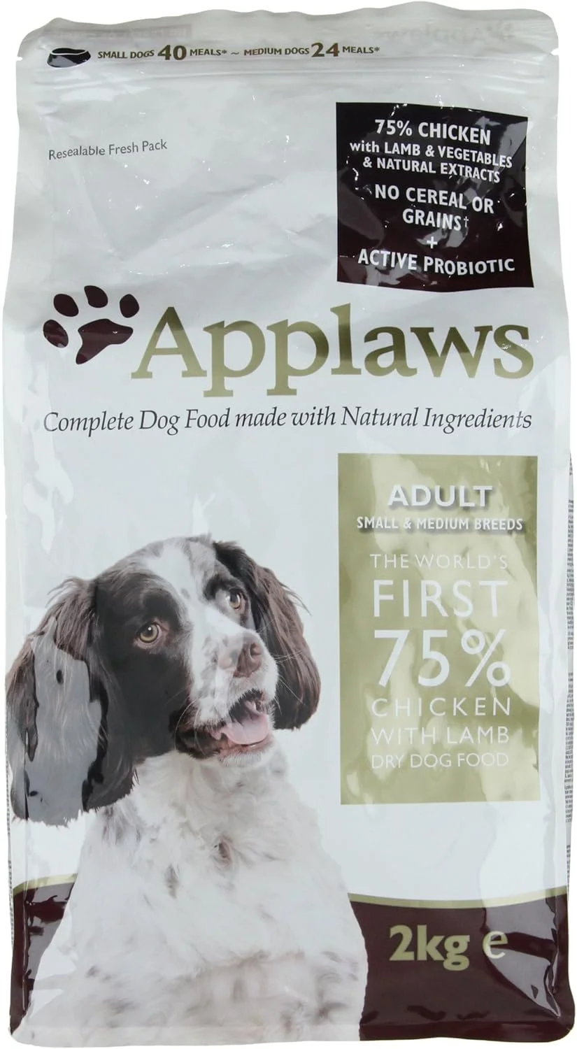 Applaws Dog Adult Chicken Lamb Small & Medium 2KG