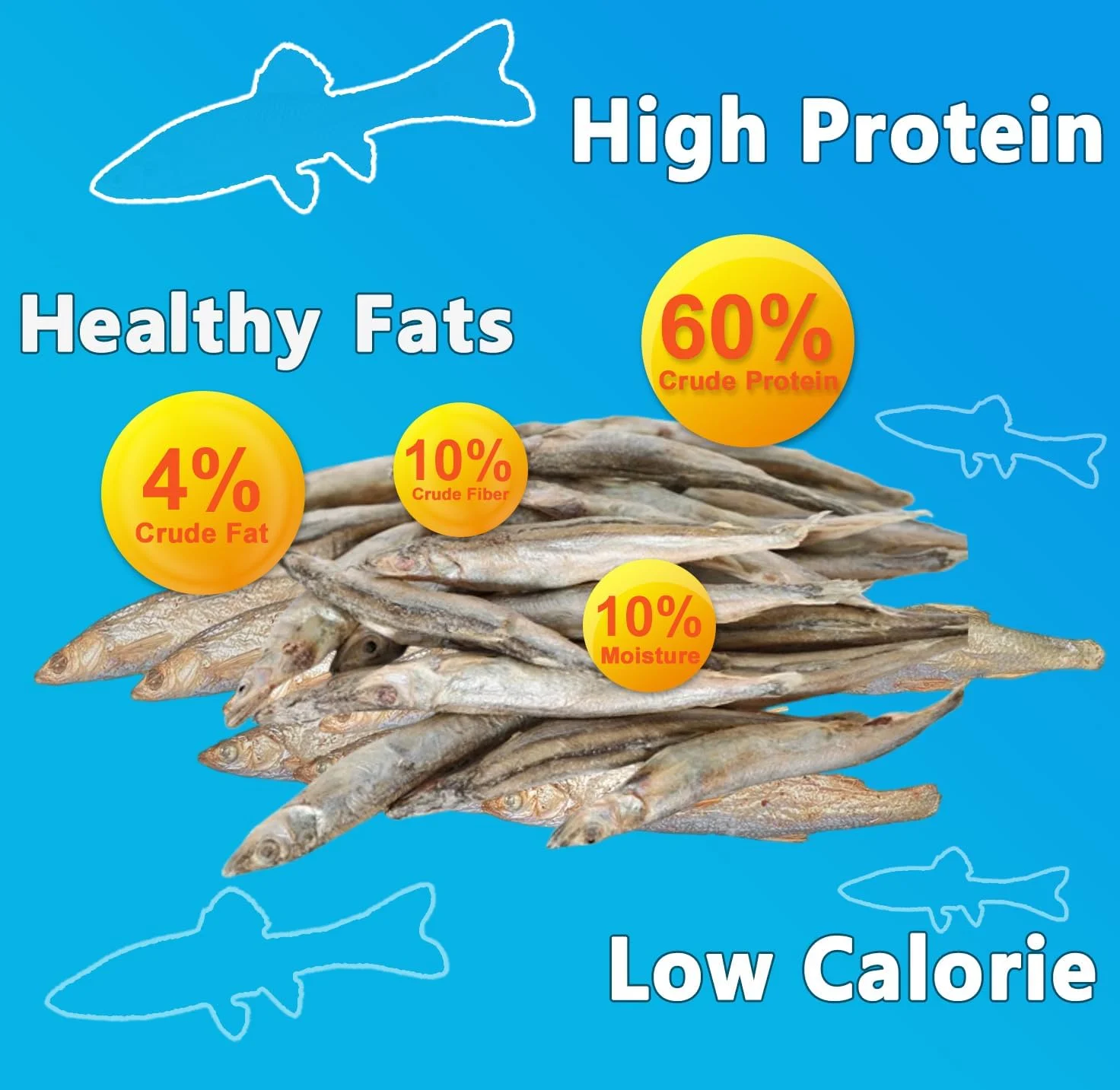 ماهی های کوچک Amzey - خشک شده انجمادی 200 گرم - خوراکی گربه ممتاز 100% طبیعی - خوراکی ماهی های کوچک - ماهی های کوچک خشک شده انجمادی برای گربه ها و سگ ها - بسته بزرگ ماهی های کوچک (طول هر کدام 4 تا 7 سانتی متر)