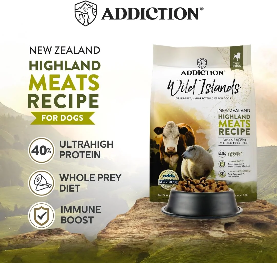 غذای خشک سگ ادیکشن با طعم گوشت هایلند آیلندز - 4 پوند