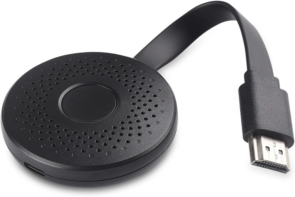 دستگاه پخش صفحه نمایش بی سیم docooler A30 برای تلفن همراه، فرستنده همزمان برای صفحه نمایش صوتی/تصویری 4K HD، حداکثر پشتیبانی از DLNA Casting/TV Casting 4K30hz