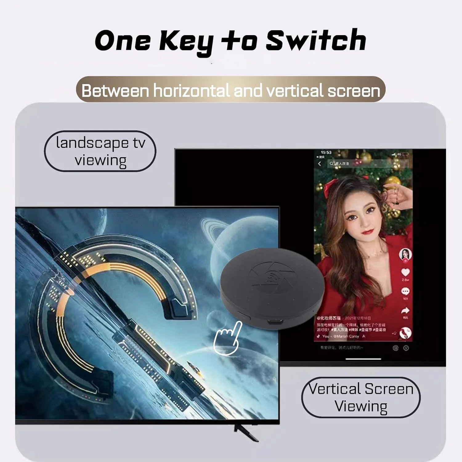 آداپتور دانگل نمایشگر، دانگل گیرنده مینی ویدئو 1080P HD، بدون تاخیر 5G دو بانده انتقال صفحه نمایش گوشی هوشمند به تلویزیون HD و پروژکتور، برای اندروید، برای iOS، برای ویندوز آداپتور دانگل نمایشگر، دانگل گیرنده مینی ویدئو 1080P HD، بدون تاخیر 5G دو بانده انتقال صفحه نمایش گوشی هوشمند به تلویزیون HD و پروژکتور، برای اندروید، برای iOS، برای ویندوز