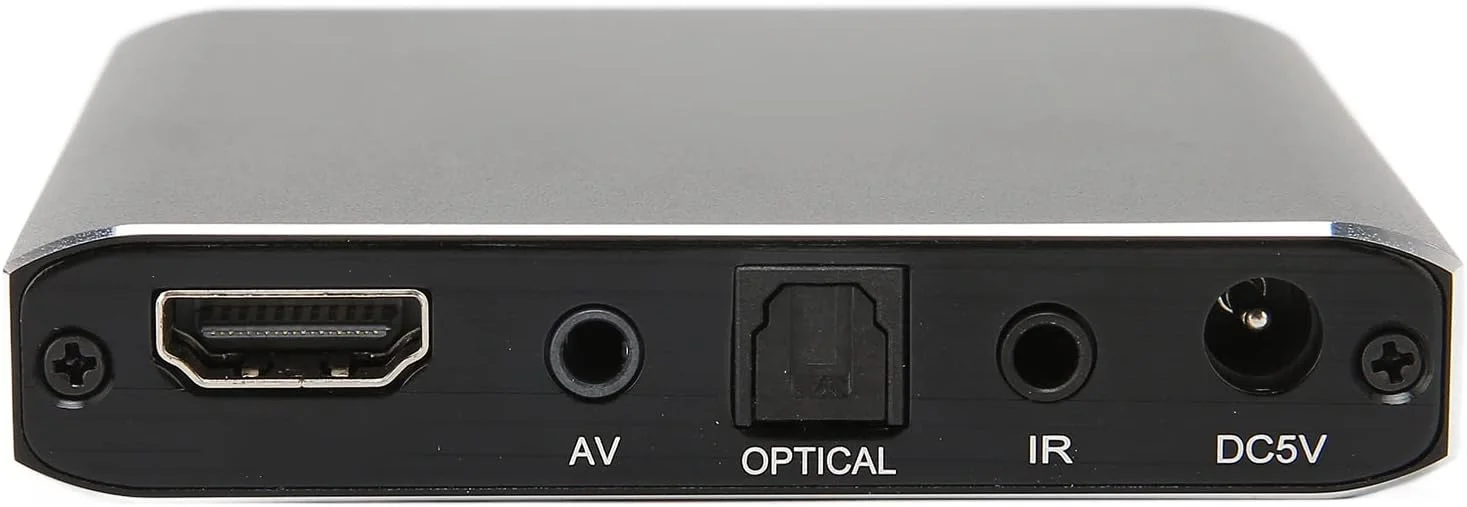 پخش کننده رسانه 4K با کنترل از راه دور، پخش کننده رسانه دیجیتال HDMI با رابط HDMI 2.0 CVBS 2 USB رابط کارت حافظه کوچک IR، برای پروژکتور مانیتور تلویزیون 4K (UK)