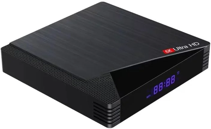 دستگاه اندروید باکس Derovan Ultra HD با اندروید 12.1 – رم 8 گیگابایت، حافظه 128 گیگابایت، پخش 6K/8K/10K، وای فای دو بانده و اترنت، اندروید تی وی