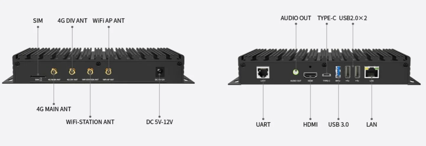 پخش کننده LED مدل COLORLIGHT A4K با سرویس ابری، 4G/5G، WIFI، کنترل هوشمند دستگاه WIFI، پخش رسانه همگام سازی شده، حسگر خارجی، رسانه های جریان