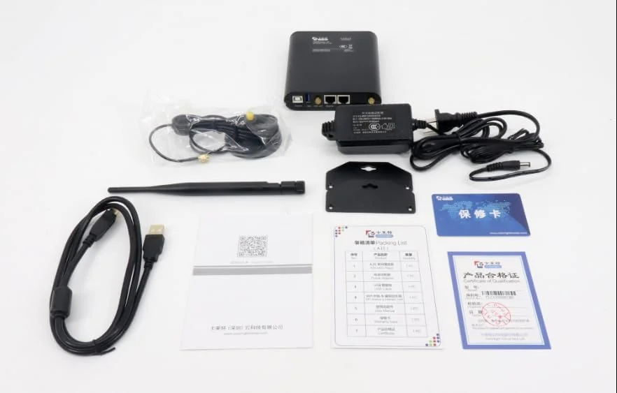 پخش کننده رسانه ای COLORLIGHT A35 با 1 پورت LAN برای نمایشگر LED - مشکی، رمزگشایی سخت افزاری با کیفیت بالا 4K، حافظه 8 گیگابایتی (4 گیگابایت برای محتوا)، سیستم عامل Android 9.0