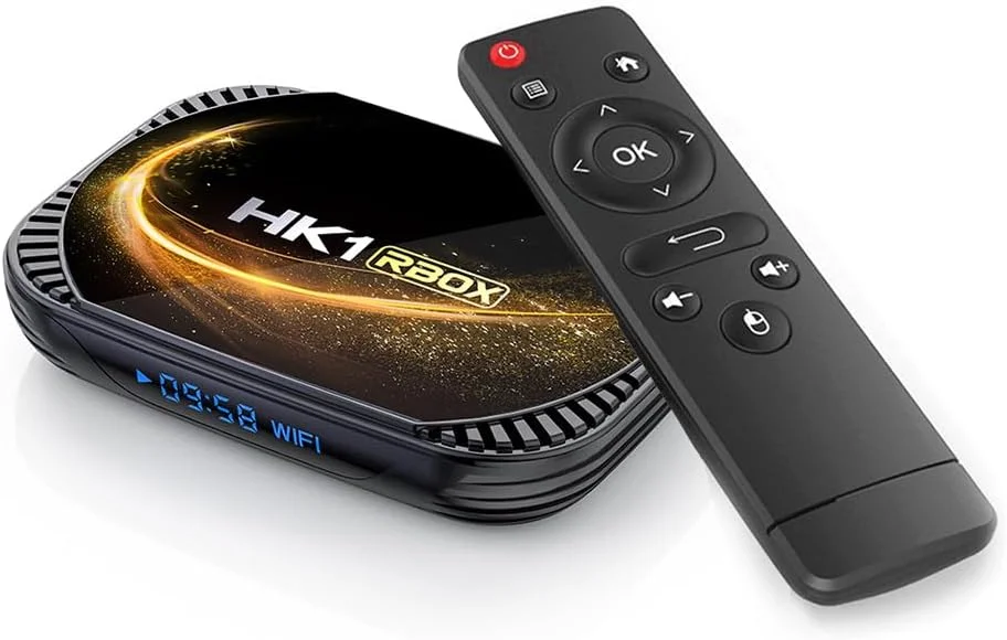 اندروید باکس تلویزیون CHROX 11.0، اندروید باکس 4K/8K، اندروید باکس هوشمند با تراشه S905X4 چهار هسته ای Cortex-A53، وای فای دوگانه 2.4G/5G بلوتوث 4.0 USB 100M اترنت ست تاپ باکس، 4 گیگابایت + 32 گیگابایت