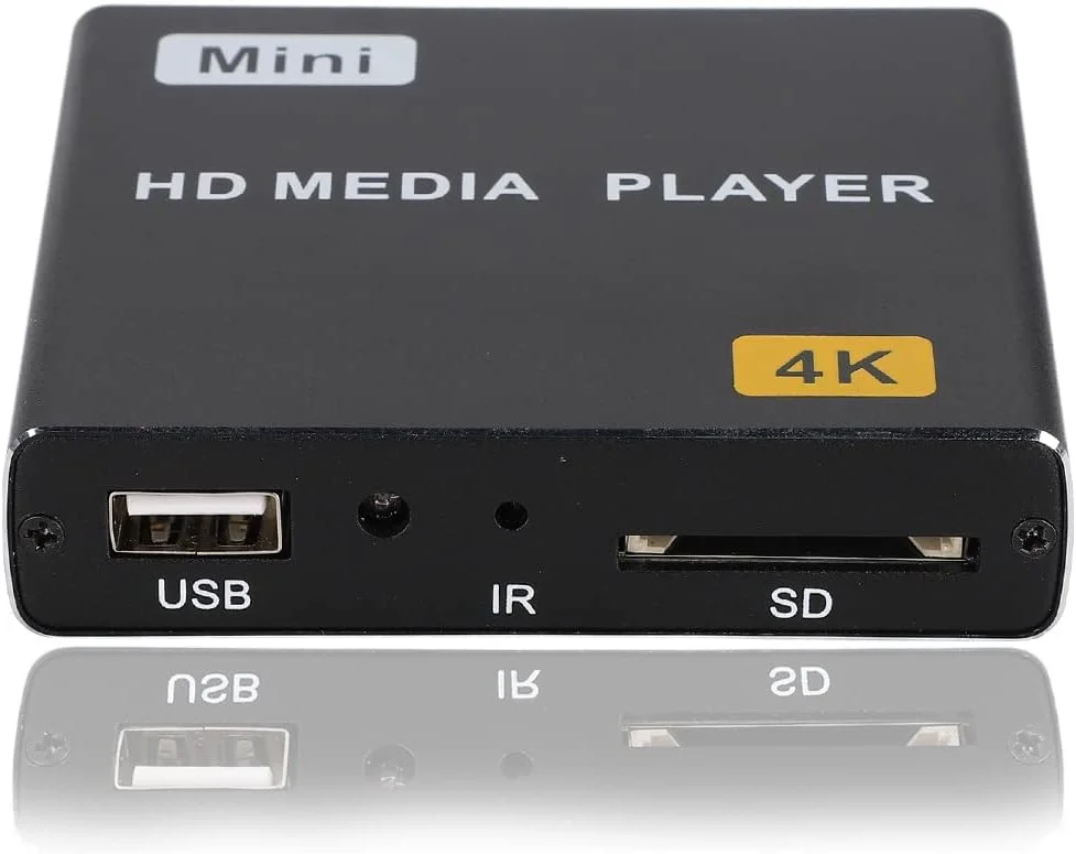 پخش کننده رسانه دیجیتال Cigemay، پخش کننده رسانه دیجیتال 4K Full-HD، پخش کننده ویدیو موسیقی خانگی HDMI USB S/SPDIF، پشتیبانی از درایوهای USB کارت های SD