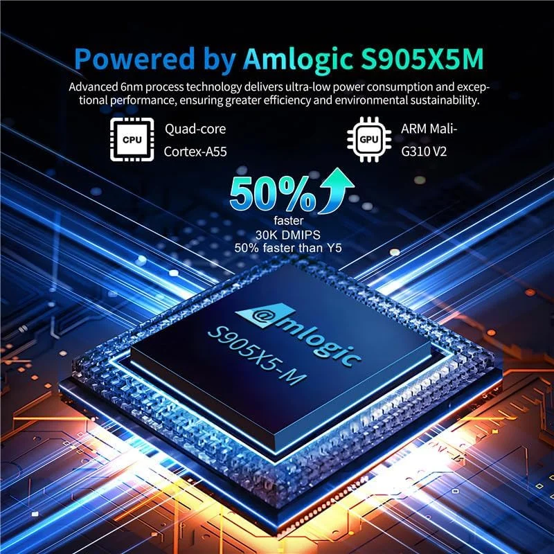 اندروید باکس 14.0 CHROX، پردازنده هشت هسته ای ARM Cortex-A55 وای فای 6 8K TV S-Stick، اندروید ست تاپ باکس برای وای فای + بلوتوث 5.0، مینی کیبورد بی سیم، 4 گیگابایت + 64 گیگابایت