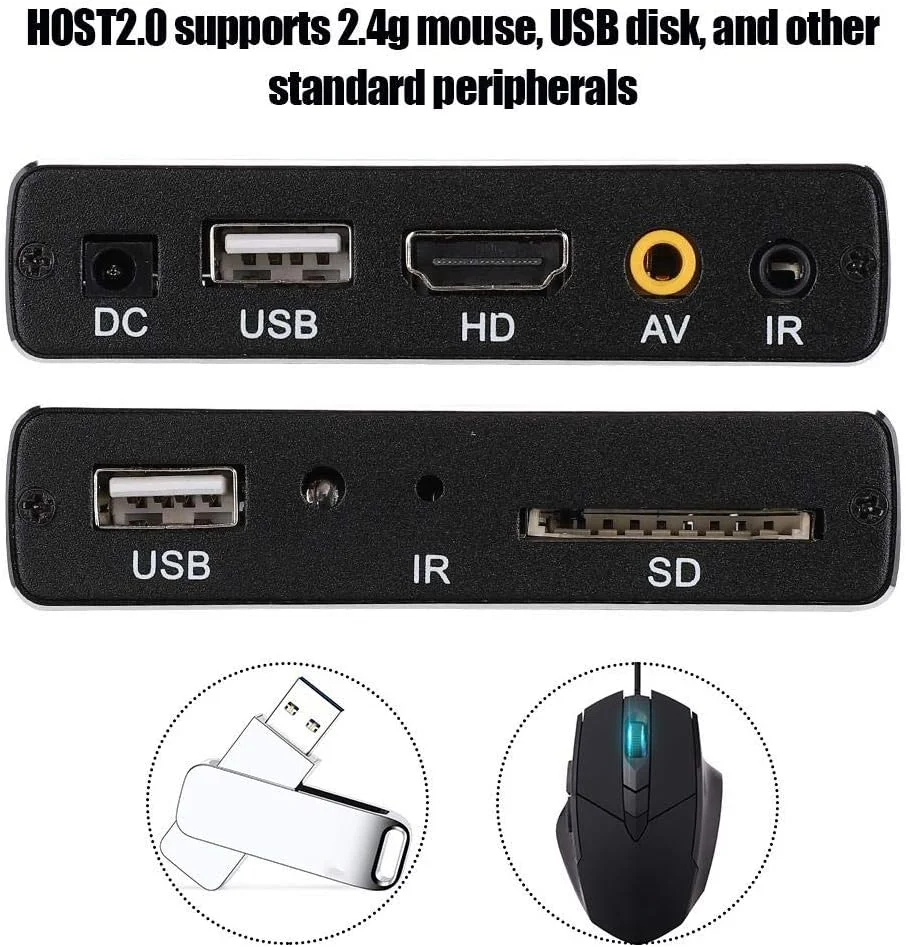 پخش کننده رسانه دیجیتال Cigemay، پخش کننده رسانه دیجیتال 4K Full-HD، پخش کننده ویدیو موسیقی خانگی HDMI USB S/SPDIF، پشتیبانی از درایوهای USB کارت های SD پخش کننده رسانه دیجیتال Cigemay، پخش کننده رسانه دیجیتال 4K Full-HD، پخش کننده ویدیو موسیقی خانگی HDMI USB S/SPDIF، پشتیبانی از درایوهای USB کارت های SD