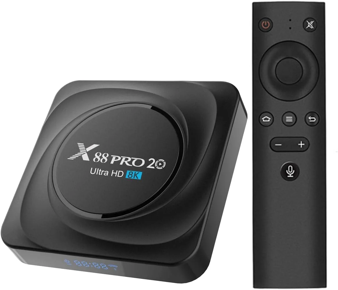 اندروید باکس تلویزیون CHROX 11.0، ست تاپ باکس اندروید RK3566 با 8 گیگابایت رم و 128 گیگابایت رام با وای فای دوگانه 2.4G/5G و بلوتوث 5.0، باکس تلویزیون هوشمند پشتیبانی از پخش جریانی 4K/8K Ultra HDR، 8 گیگابایت + 64 گیگابایت