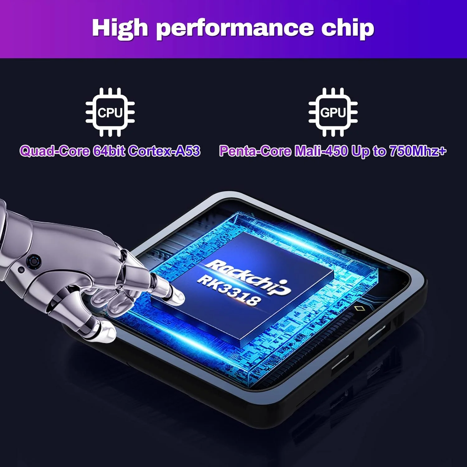 اندروید باکس CHROX مدل TV Box Android 12.0, G96max با ۴ گیگابایت رم و ۱۲۸ گیگابایت حافظه داخلی، RK3318 BT5.0، ست تاپ باکس هوشمند USB 2.0 Ultra HD 4K/6K HLG Mode HDR10+، وای فای دو بانده 2.4 و 5.8 گیگاهرتز به همراه مینی کیبورد بی سیم، 4GB+128gb