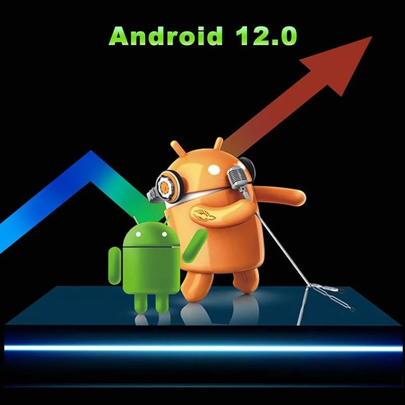 اندروید باکس تلویزیون CHROX 12.0، ست تاپ باکس H96MAX V58 مدل RK3588 با 8 گیگابایت رم و 64 گیگابایت رام، دارای وای فای دوگانه 2.4G/5G Dual Wifi6 و بلوتوث 5.0، پشتیبانی از پخش جریانی 4K/8K Ultra HDR، مدیا پلیر هوشمند تلویزیون، 4 گیگابایت + 32 گیگابایت