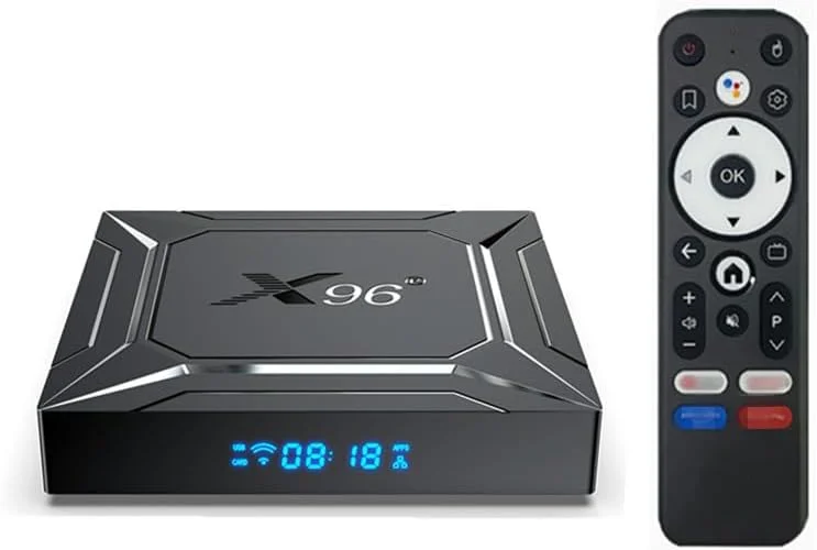 اندروید باکس 14.0 CHROX، پردازنده S905X5M چهارهسته‌ای Cortex-A53، اندروید باکس هوشمند 4K دو بانده 2.4G/5G با BT 5.0 3D/HDR10، ست تاپ باکس Ultra HD، رم 4 گیگابایت + حافظه 32 گیگابایت