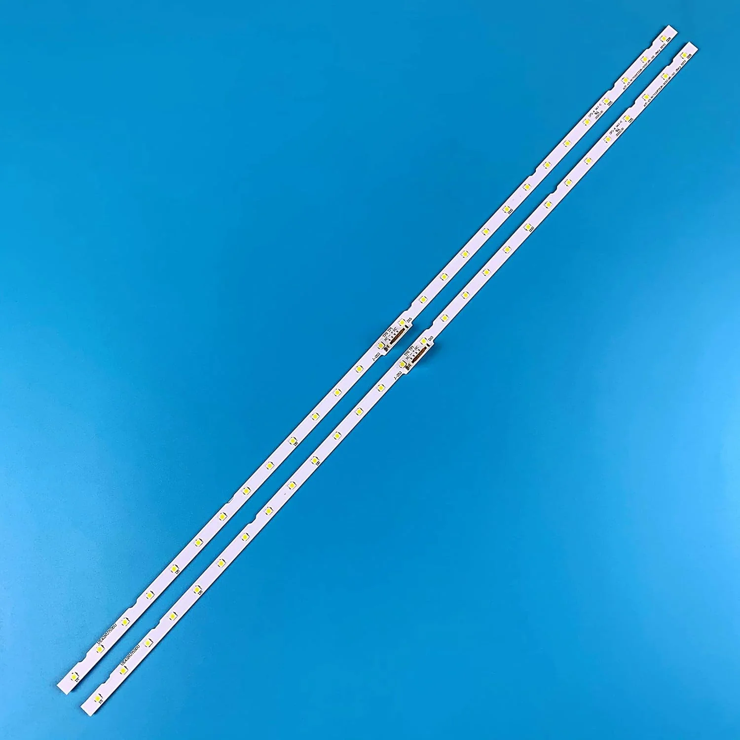 نوارهای نور پس زمینه LED پانمیلد 2 عددی برای تلویزیون سامسونگ 43 اینچ مدل های 43NU6900 UN43NU6900FXZA UN43NU6900BXZA UN43NU6950BXZA UN43NU7100FXZA UE43NU7120U AOT_43_NU7100F BN96-45954A