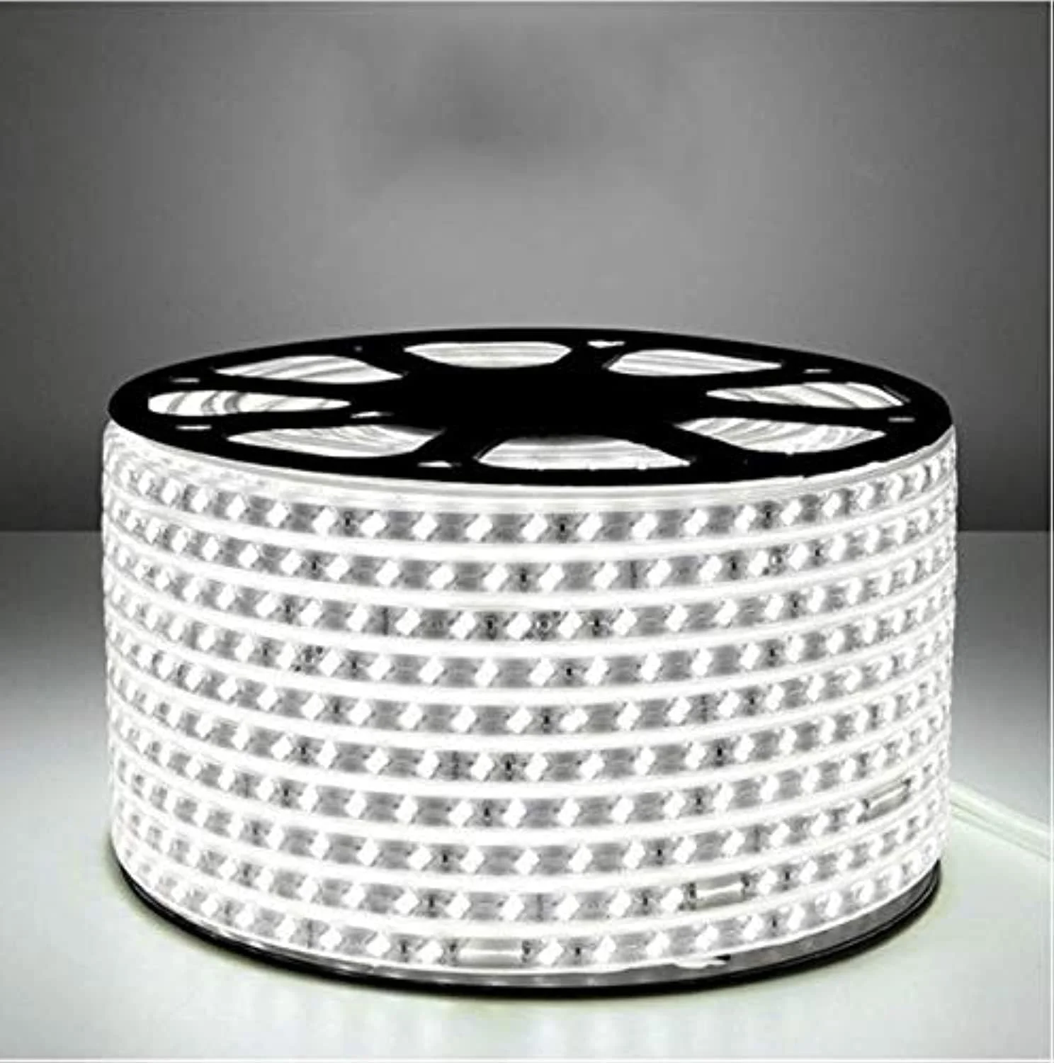 نوار چراغ ال ای دی ضد آب MALI Sister-A مدل IP65 با طول 50 متر، تراشه 5730 SMD با 120 ال ای دی در هر متر، مناسب برای آشپزخانه منزل، چراغ های نواری انعطاف پذیر برای دکوراسیون منزل و بار، رنگ سفید
