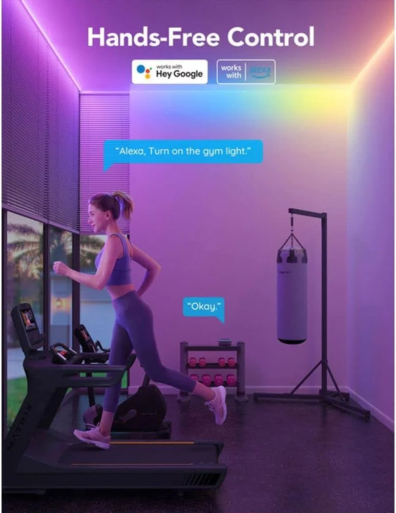 چراغ نواری ال ای دی RGBIC مدل Govee M1 طول 2 متر (دارای پشتیبانی از اپلیکیشن)