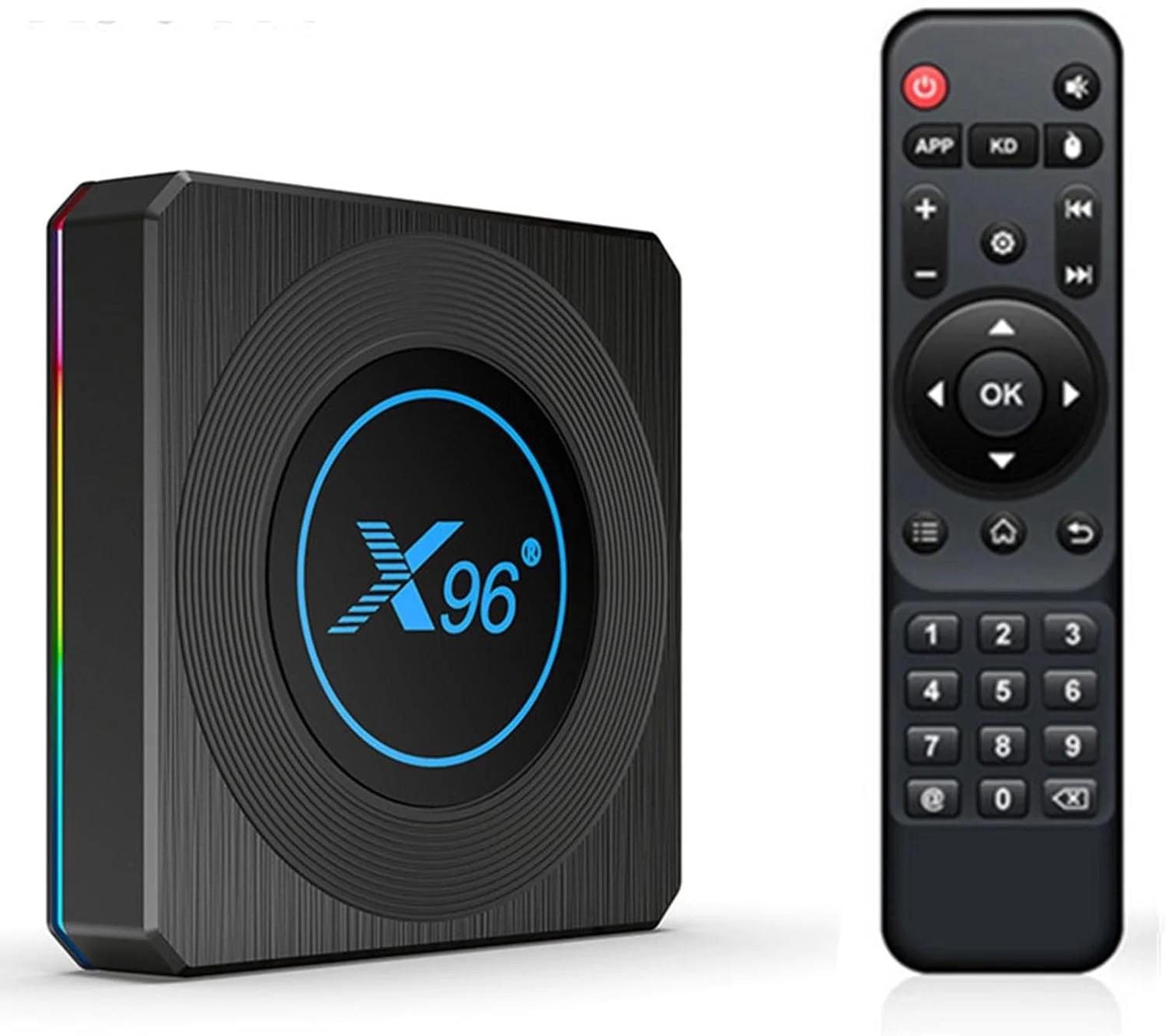 اندروید باکس 11، 4 گیگابایت رم 64 گیگابایت رام S905W4، ست تاپ باکس هوشمند با وای فای 2.4G/5G و بلوتوث 4.2 داخلی، پخش کننده رسانه با پشتیبانی از ویدیوهای 3D 4K/8K UHD، ست تاپ باکس، 4 گیگابایت + 32 گیگابایت